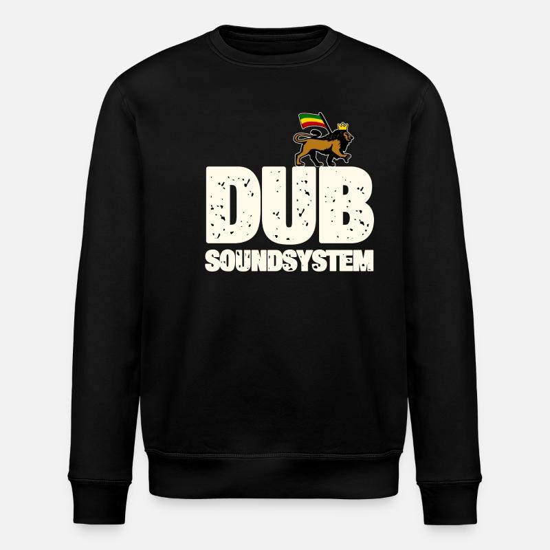 Dub Soundsystem - Stanley/Stella ROLLER Unisex Organic Sweatshirt - black