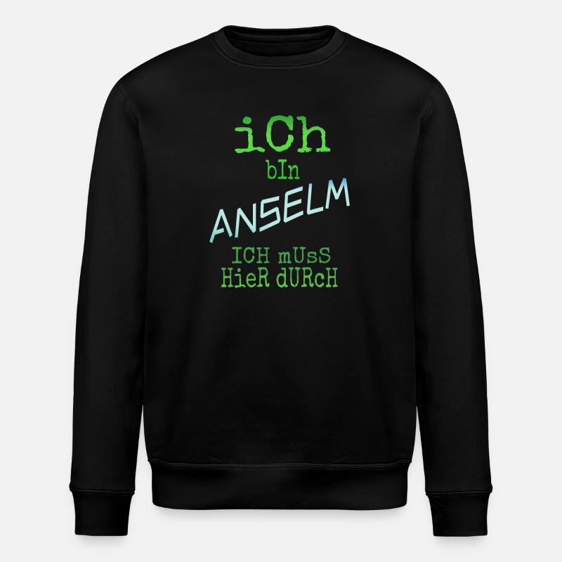 Anselm Anselm - Stanley/Stella Unisex Bio-Sweatshirt ROLLER - Schwarz