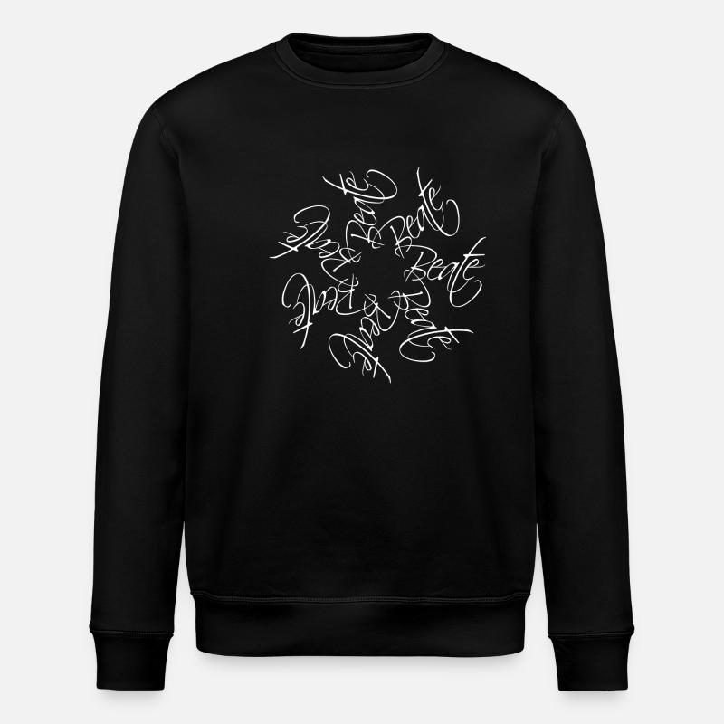 Beate Nom Nom Mandala - Sweat bio ROLLER Stanley/Stella Unisexe - noir