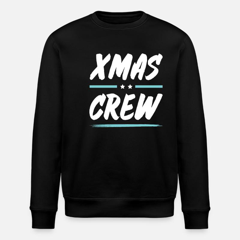 Xmas Crew - Stanley/Stella ROLLER Unisex Organic Sweatshirt - black