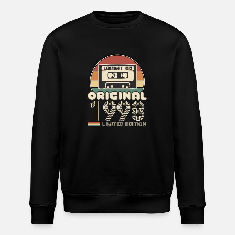 1998 - Sweat bio ROLLER Stanley/Stella Unisexe - noir