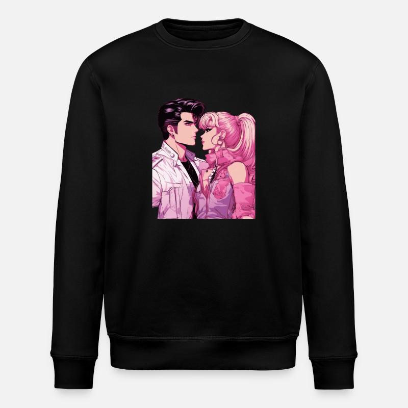 Anime Chérie pour la vie - Sweat bio ROLLER Stanley/Stella Unisexe - noir