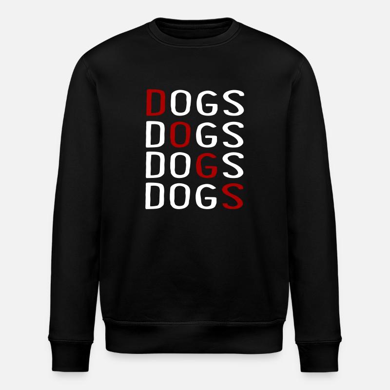Hund - Stanley/Stella Unisex Bio-Sweatshirt ROLLER - Schwarz