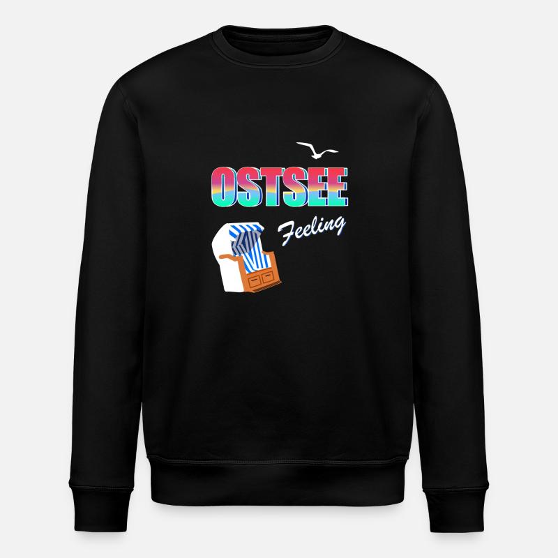 Baltic Sea Feeling - Stanley/Stella ROLLER Unisex Organic Sweatshirt - black