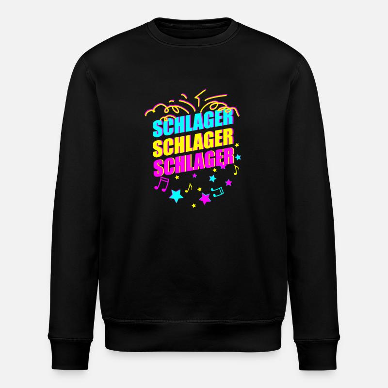 Schlager - Stanley/Stella Unisex Bio-Sweatshirt ROLLER - Schwarz