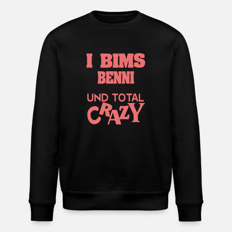 Cadeau pour Benni - Sweat bio ROLLER Stanley/Stella Unisexe - noir