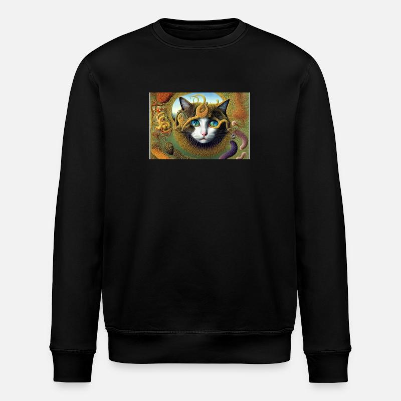Chat mignon - Sweat bio ROLLER Stanley/Stella Unisexe - noir