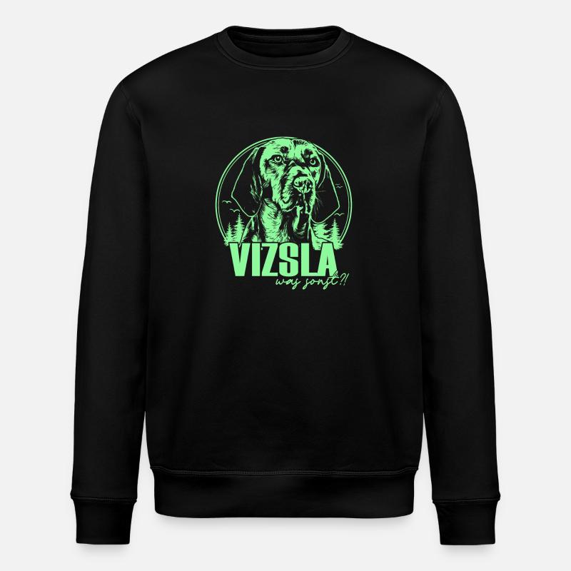 Vizsla - Stanley/Stella Unisex Bio-Sweatshirt ROLLER - Schwarz