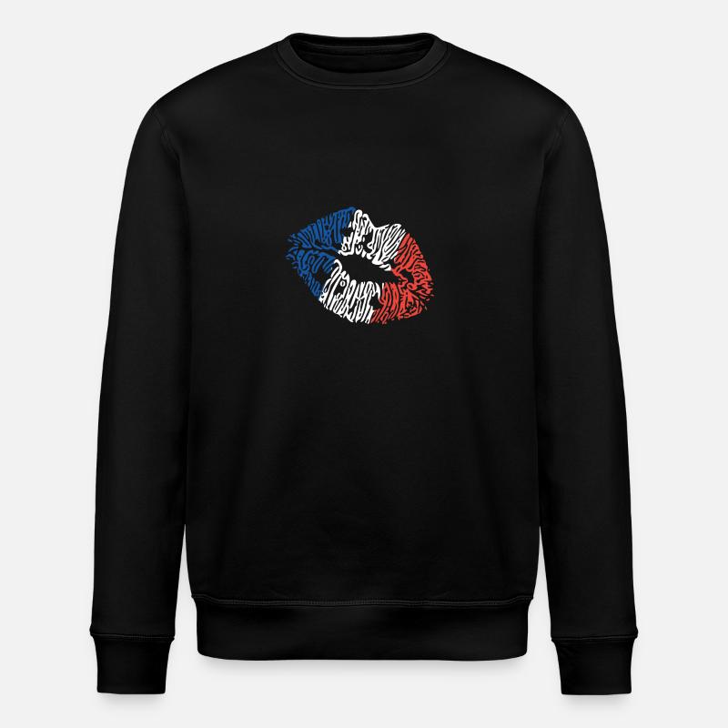 Baiser de France - Sweat bio ROLLER Stanley/Stella Unisexe - noir