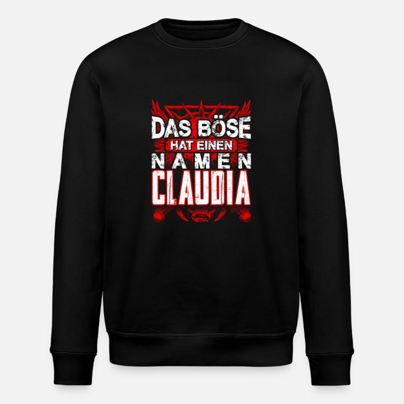 CLAUDIA - Böse - Stanley/Stella Unisex Bio-Sweatshirt ROLLER - Schwarz