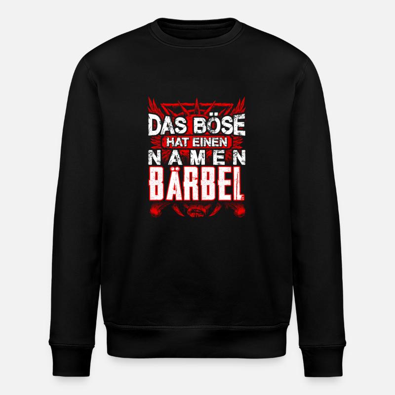 BÄRBEL - Böse - Stanley/Stella Unisex Bio-Sweatshirt ROLLER - Schwarz