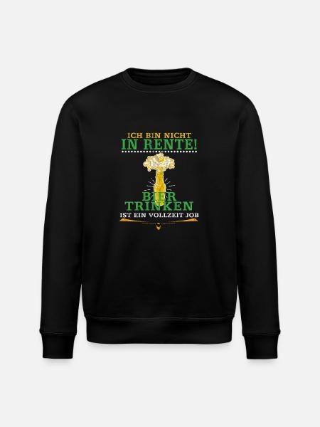 Geschenk Ruhestand - Stanley/Stella Unisex Bio-Sweatshirt ROLLER - Schwarz