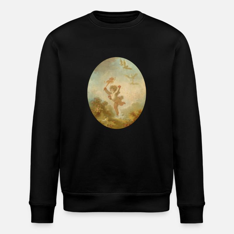Liebe als Torheit - Stanley/Stella Unisex Bio-Sweatshirt ROLLER - Schwarz