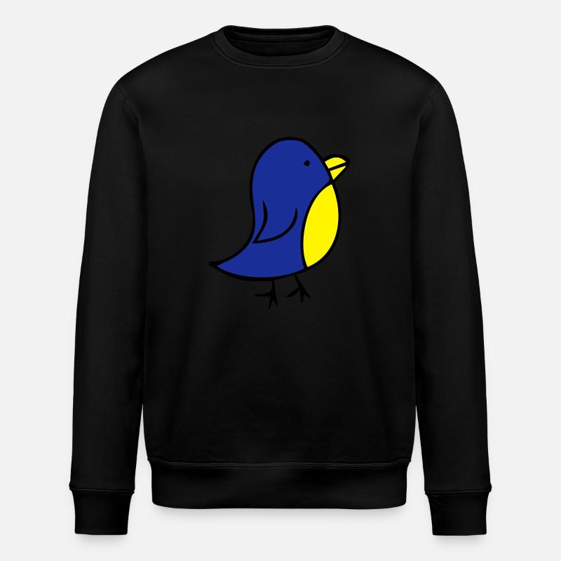 cute-bird - Stanley/Stella Unisex Bio-Sweatshirt ROLLER - Schwarz