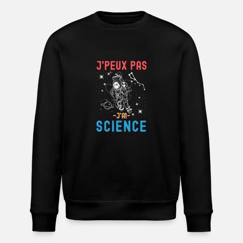 Science astronomie astronaute 2 - Sweat bio ROLLER Stanley/Stella Unisexe - noir