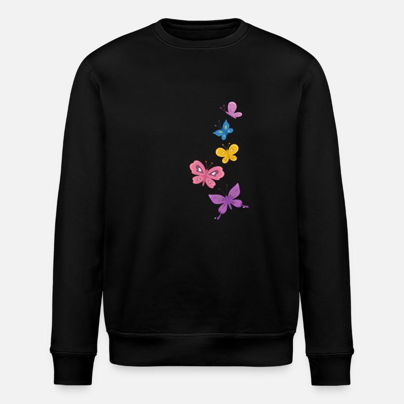 Papillons - Sweat bio ROLLER Stanley/Stella Unisexe - noir