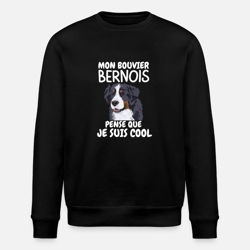 bouvier bernois 2 - Sweat bio ROLLER Stanley/Stella Unisexe - noir