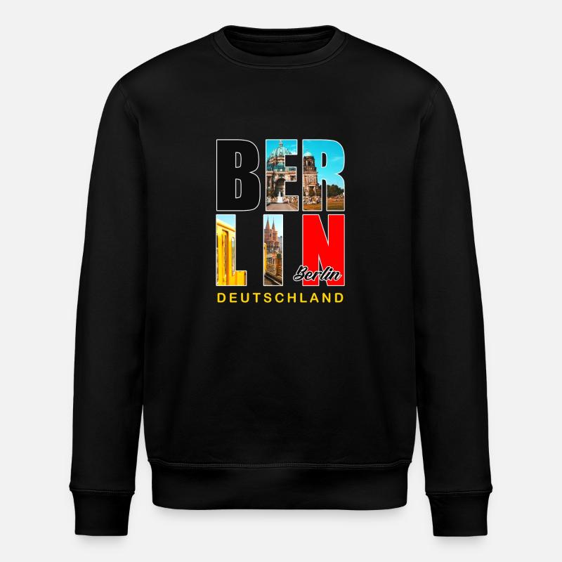 Berlin Deutschland Allemagne - Sweat bio ROLLER Stanley/Stella Unisexe - noir