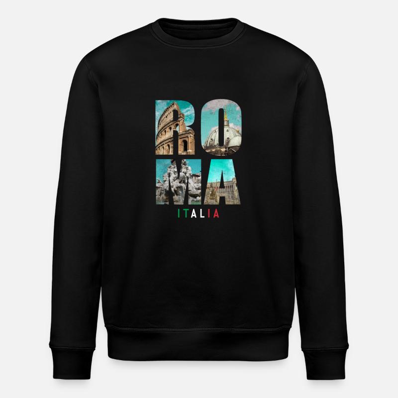 Roma - Sweat bio ROLLER Stanley/Stella Unisexe - noir