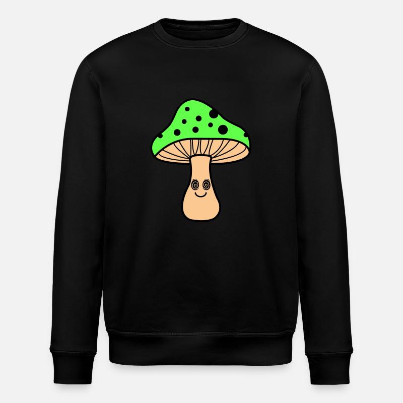 Champignon hypnotique - Sweat bio ROLLER Stanley/Stella Unisexe - noir