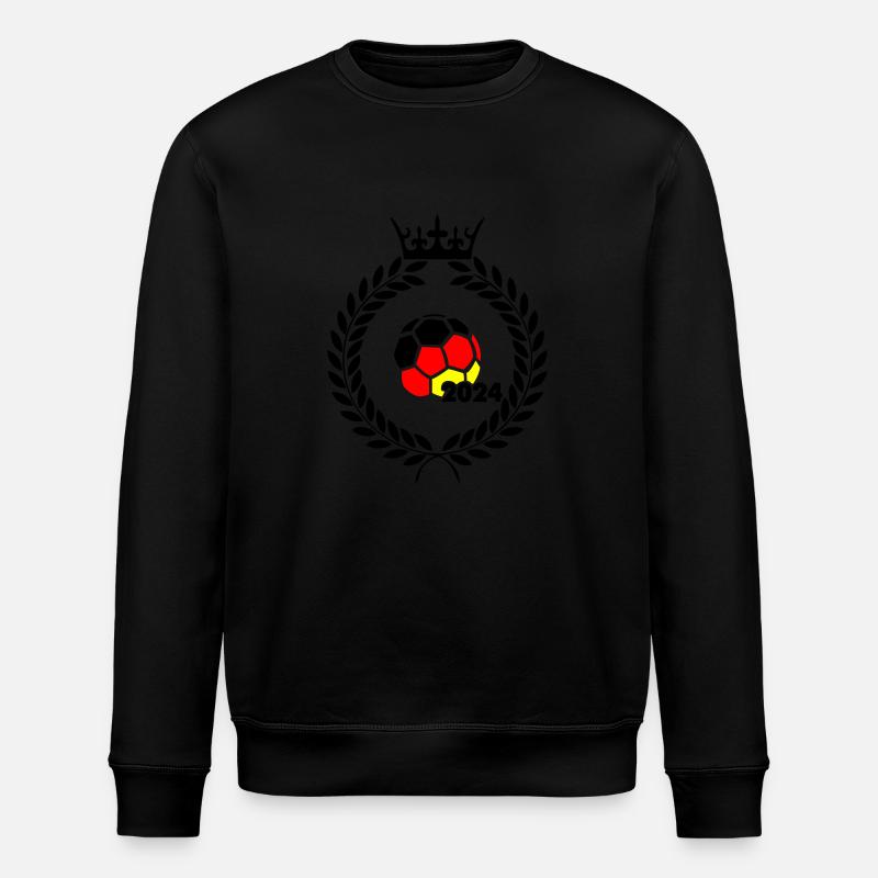 fußball deutschland 2024 - Stanley/Stella Unisex Bio-Sweatshirt ROLLER - Schwarz