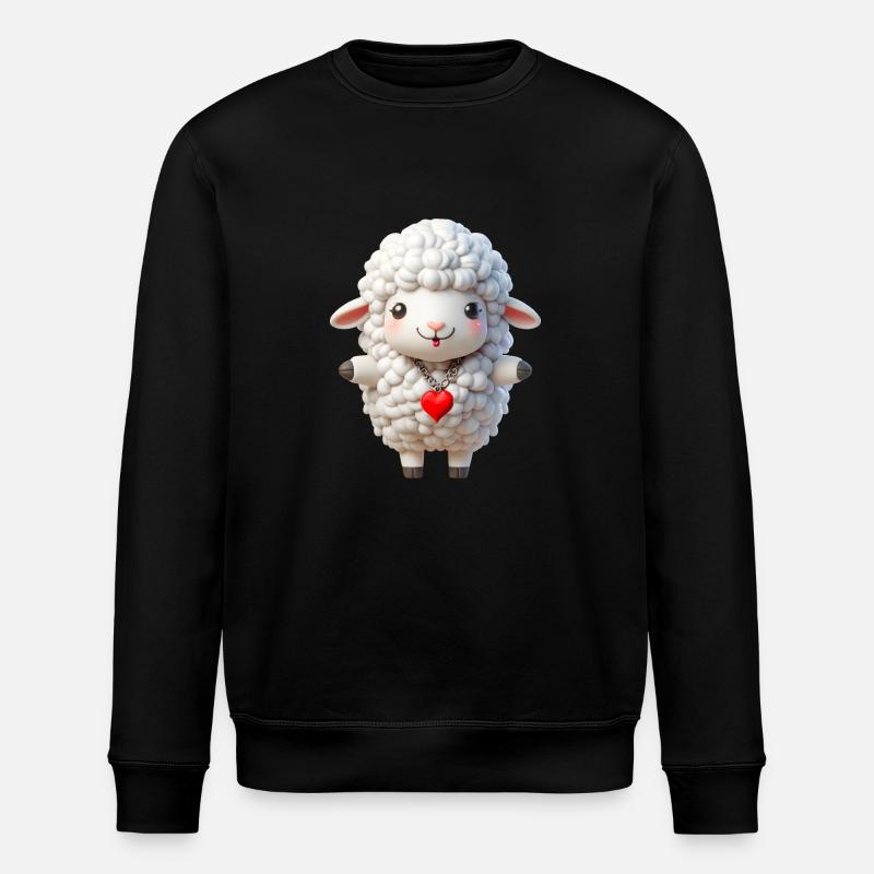 Moutons 1 - Sweat bio ROLLER Stanley/Stella Unisexe - noir