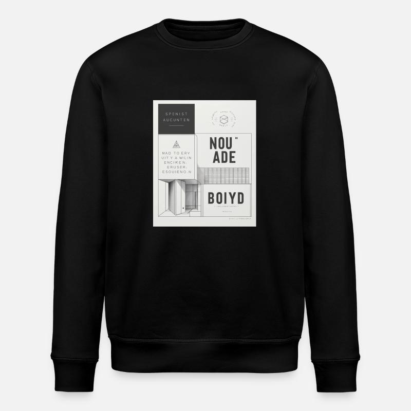 Modern Architecture Poster - Stanley/Stella ROLLER Unisex Organic Sweatshirt - black