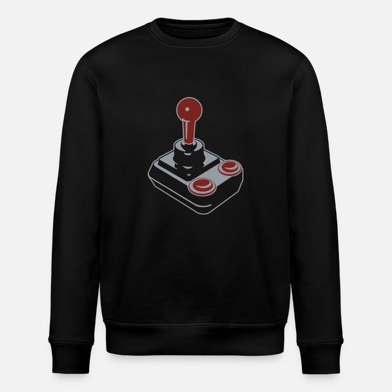 Joystick (b 2a) - Stanley/Stella ROLLER Unisex Organic Sweatshirt - black