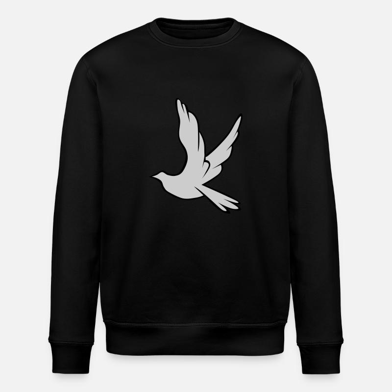 Friedenstaube Frieden Freiheit - Stanley/Stella ROLLER Unisex Organic Sweatshirt - black