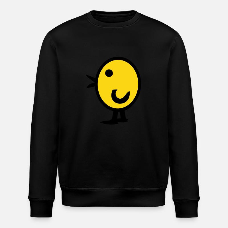 Küken - Stanley/Stella Unisex Bio-Sweatshirt ROLLER - Schwarz