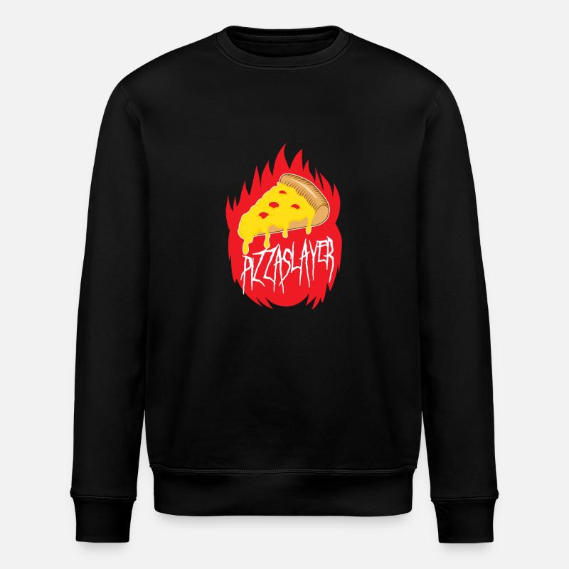 Pizza Slayer - Stanley/Stella Unisex Bio-Sweatshirt ROLLER - Schwarz