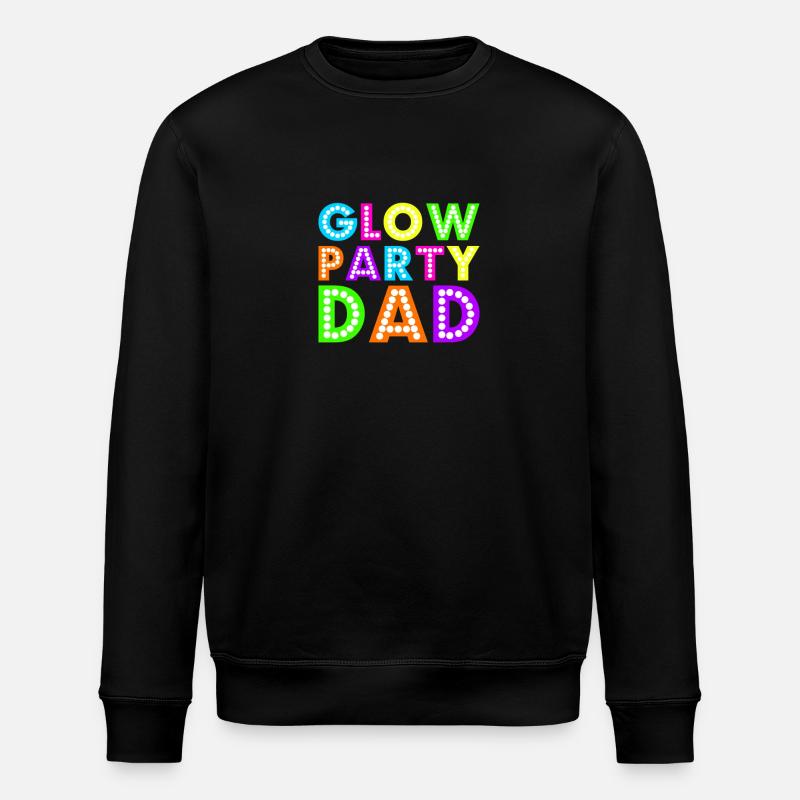 Glühender Party-Vati - Stanley/Stella Unisex Bio-Sweatshirt ROLLER - Schwarz