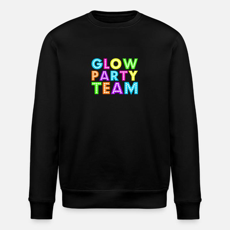 Glow Party Team - Stanley/Stella Unisex Bio-Sweatshirt ROLLER - Schwarz