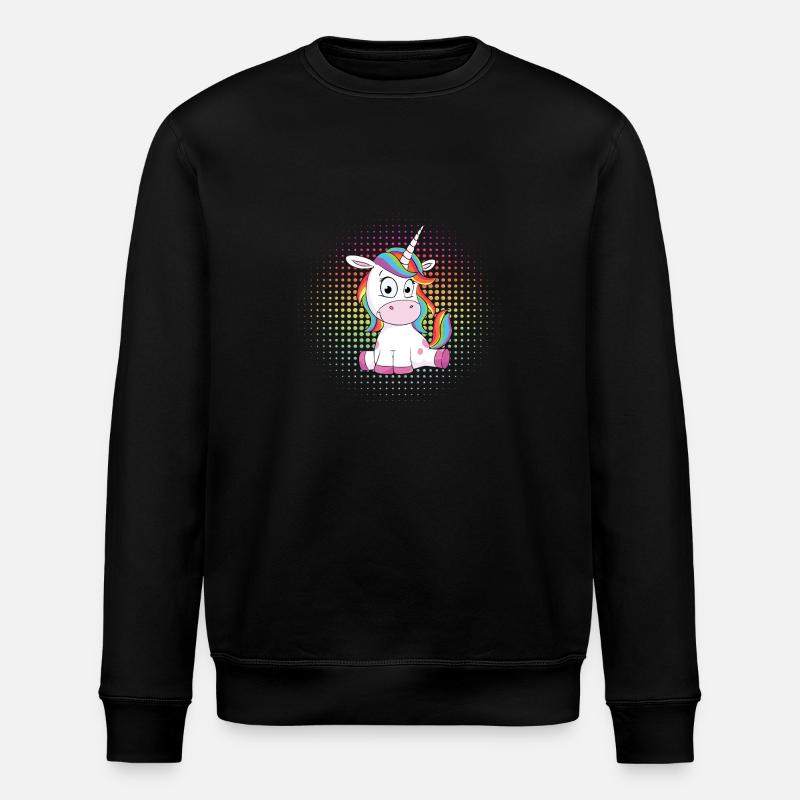 doux Unicorn - Sweat bio ROLLER Stanley/Stella Unisexe - noir