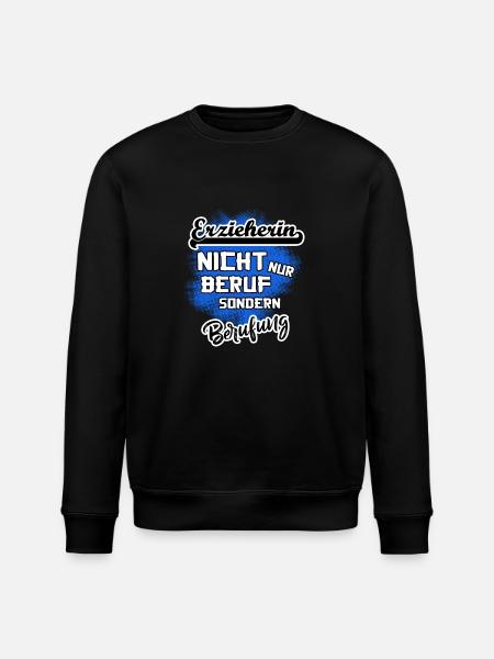 Erzieherin - eine Berufung - Stanley/Stella Unisex Bio-Sweatshirt ROLLER - Schwarz