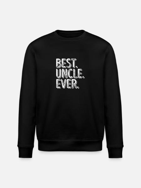 Best Uncle EVER - Stanley/Stella ROLLER Unisex Organic Sweatshirt - black