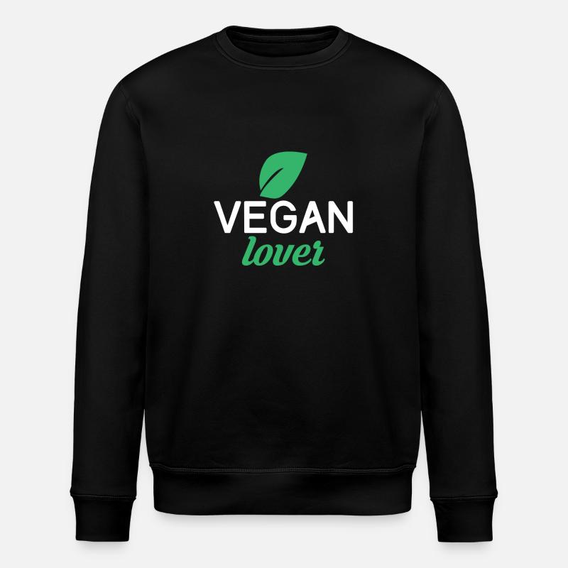 Vegan lover - Stanley/Stella Unisex Bio-Sweatshirt ROLLER - Schwarz