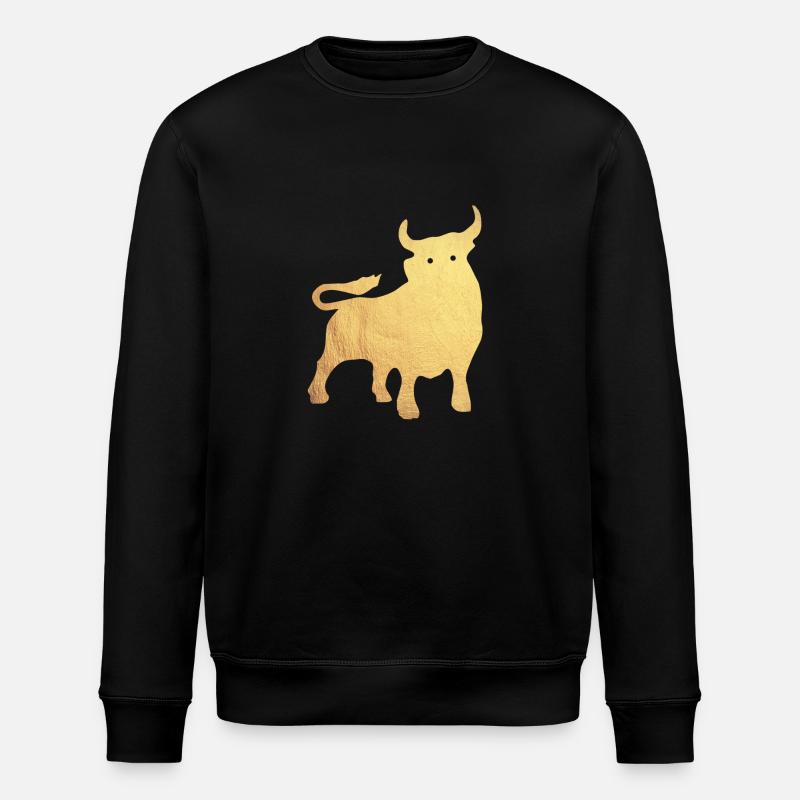 taureau d'or - Sweat bio ROLLER Stanley/Stella Unisexe - noir