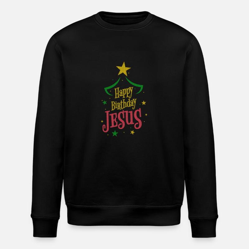 Heureux Jésus Anniversaire | Noël - Sweat bio ROLLER Stanley/Stella Unisexe - noir
