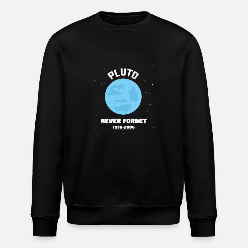 PLUTO NEVER FORGET 1930-2006 - Stanley/Stella Unisex Bio-Sweatshirt ROLLER - Schwarz