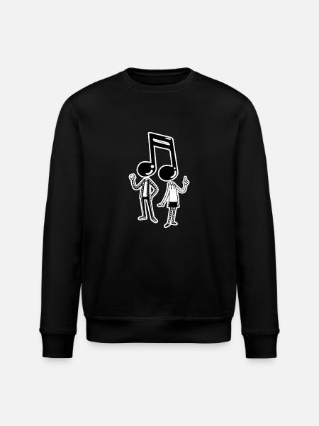 Music - People - Stanley/Stella ROLLER Unisex Organic Sweatshirt - black