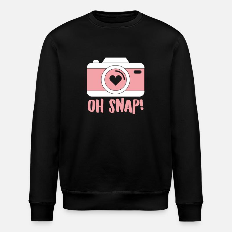 Photographer - Camera - Gift - Photographing - Stanley/Stella ROLLER Unisex Organic Sweatshirt - black