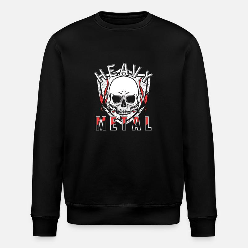 Heavy Metal - Stanley/Stella Unisex Bio-Sweatshirt ROLLER - Schwarz