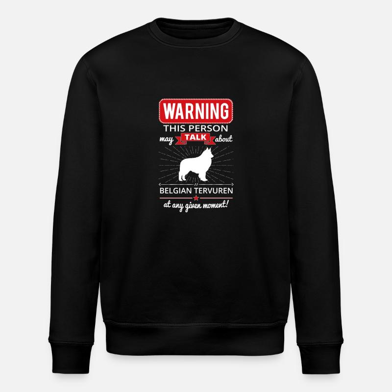 Tervueren shirt gift - Stanley/Stella ROLLER Unisex Organic Sweatshirt - black