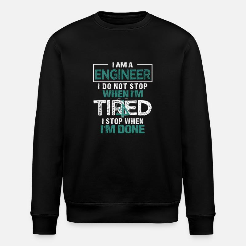 Ingenieur oder Ingenieurin - Stanley/Stella Unisex Bio-Sweatshirt ROLLER - Schwarz