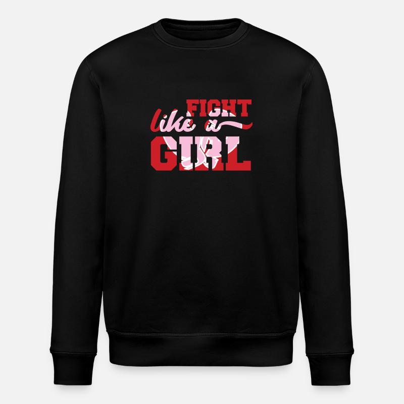 Boxen - Frauenboxen - Boxhandschuhe - Geschenk - Stanley/Stella Unisex Bio-Sweatshirt ROLLER - Schwarz