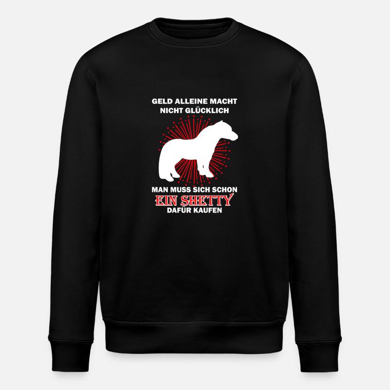 Shetty Shetland pony - Stanley/Stella ROLLER Unisex Organic Sweatshirt - black