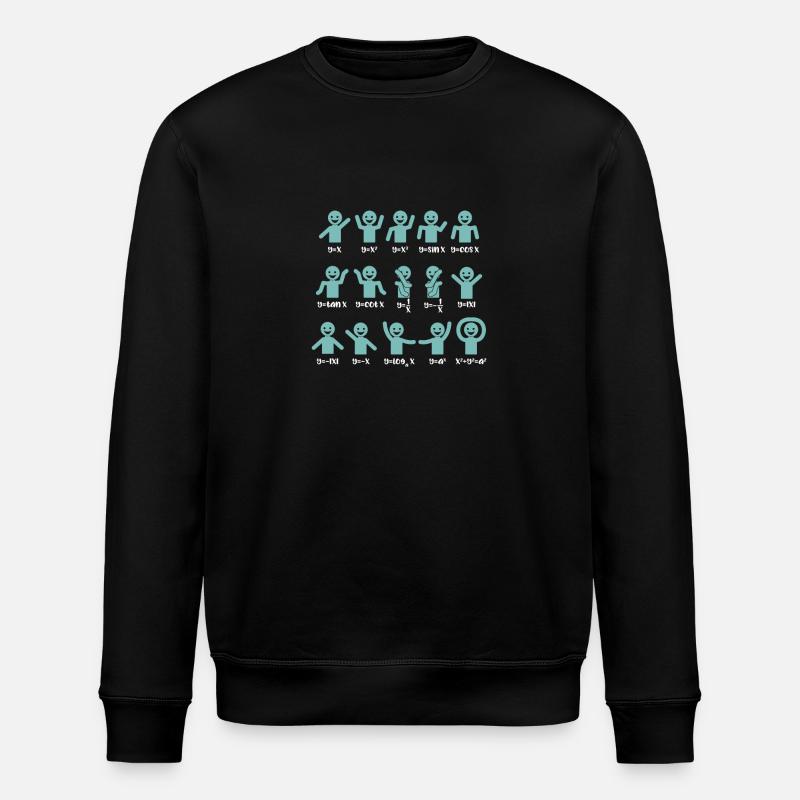 Shirt mathématicien et professeur - Sweat bio ROLLER Stanley/Stella Unisexe - noir