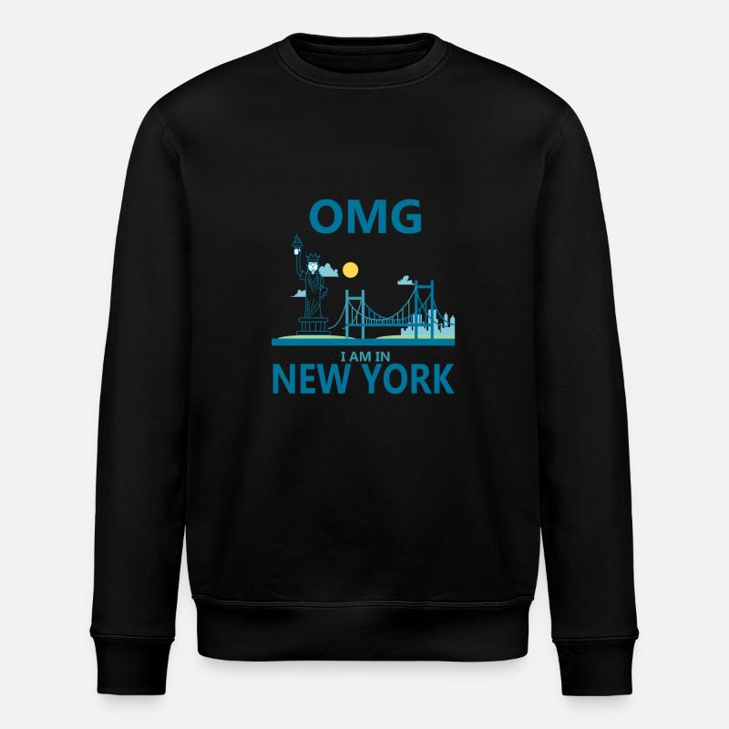 NEW YORK - Sweat bio ROLLER Stanley/Stella Unisexe - noir