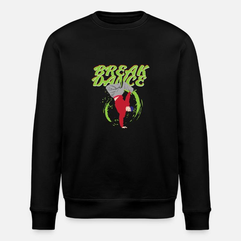 break dancing - Stanley/Stella ROLLER Unisex Organic Sweatshirt - black